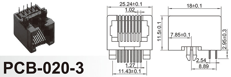 PCB插座与中继器与编码器外壳一样吗