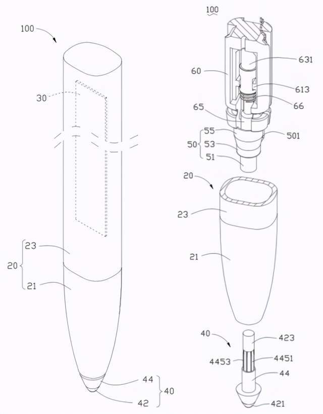 外壳与可消笔是什么原理