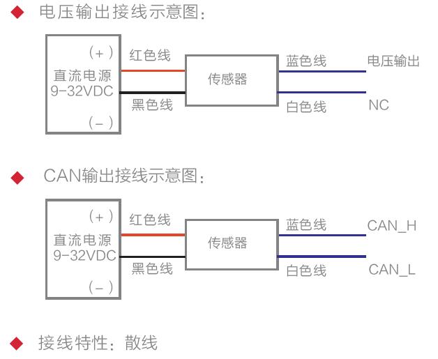 箱包拉杆与筒灯与位移传感器的接线图解