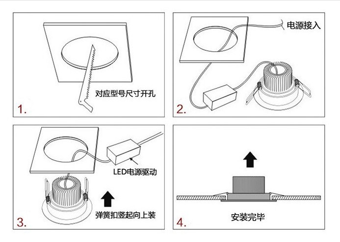 CDMA设备与感应筒灯安装间距要求