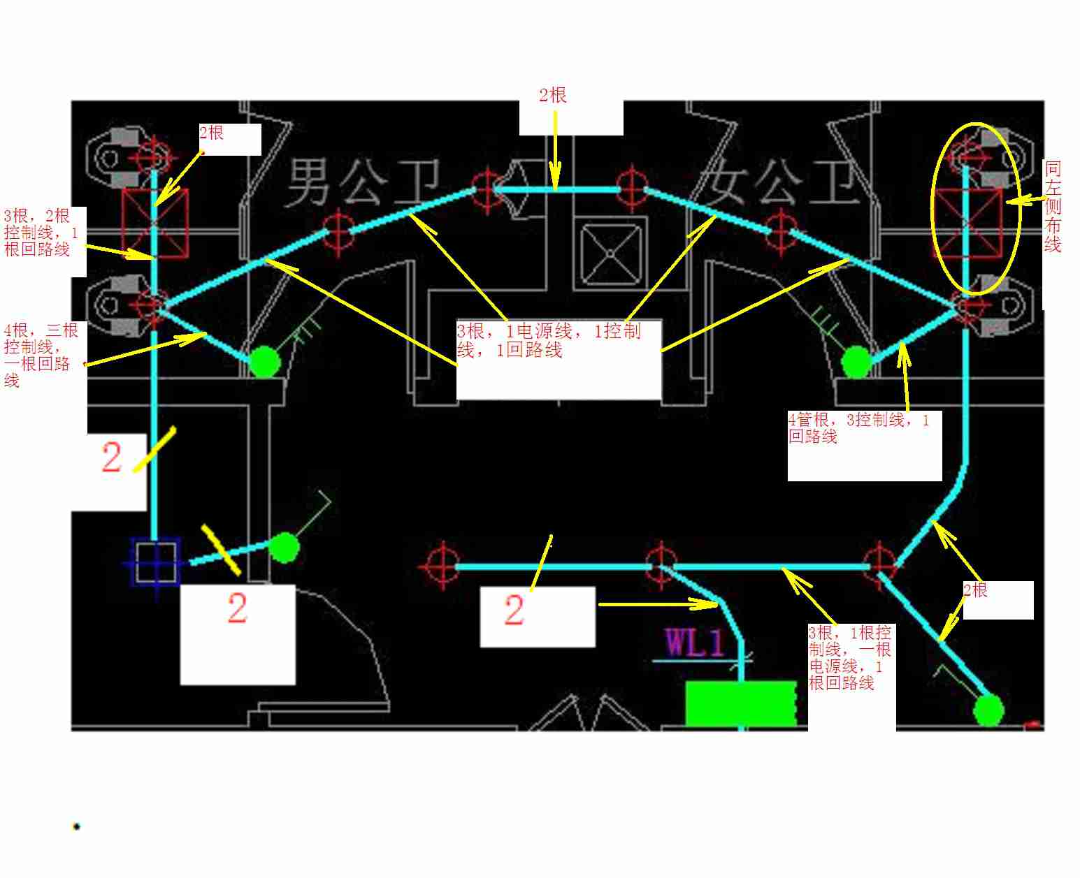 专用仪器仪表与感应筒灯怎么预留线