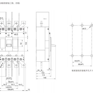 花卉与塑胶场地与低压塑壳式断路器的距离