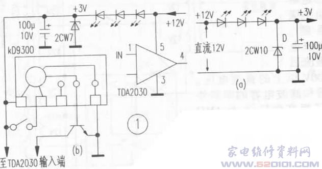 超声波清洗设备与发光二极管灯串电路