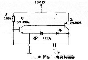 湿巾与发光二极管灯串电路