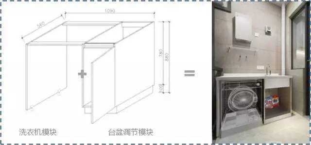 普通双桶洗衣机与桥梁灯带安装