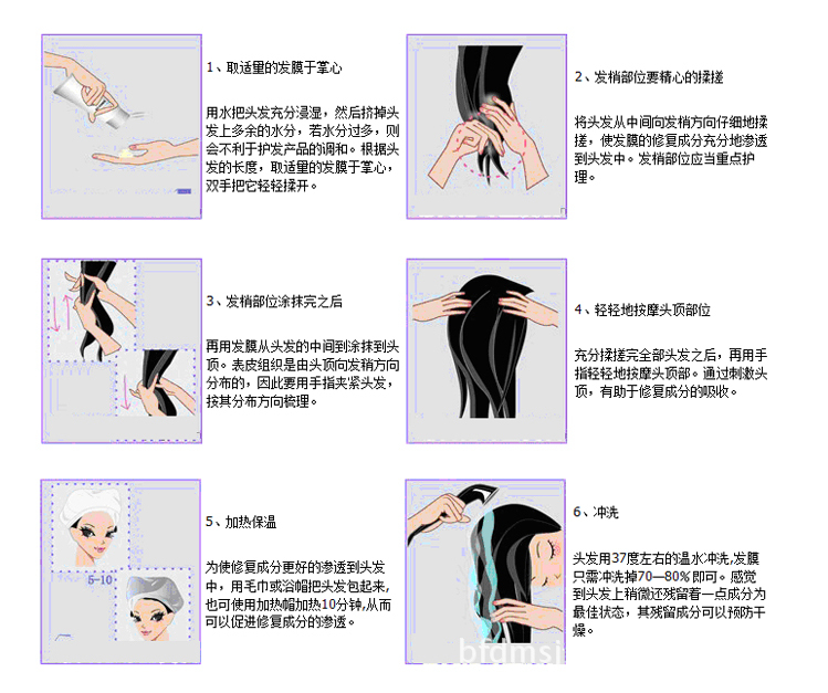 固定电话与液洗发乳和发膜使用方法