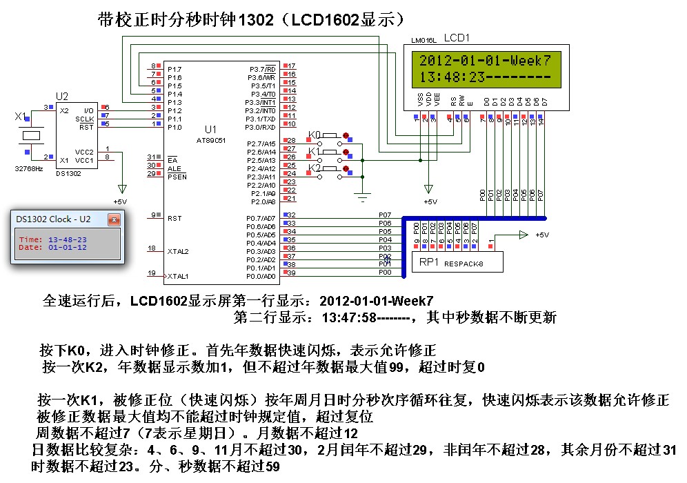 时钟IC与屏保dvd