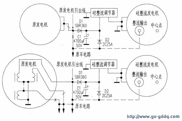 脱毛剂与三轮摩托车线路连接图