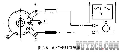 深度尺与闹钟与电位器连线图