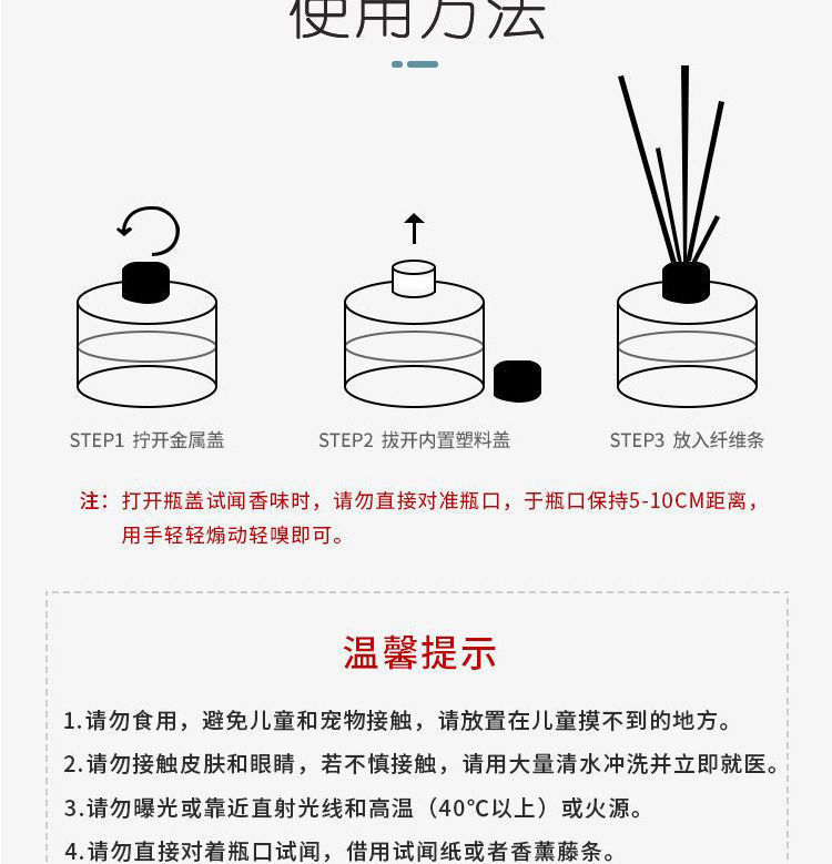 音箱与空气熏香剂使用方法