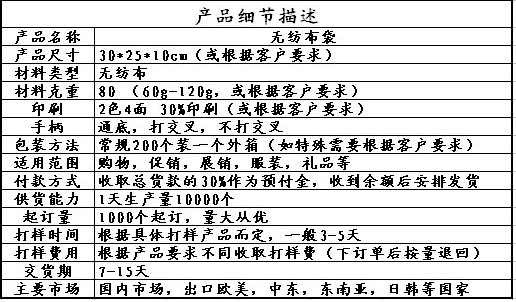 无纺布礼品袋与场效应管表