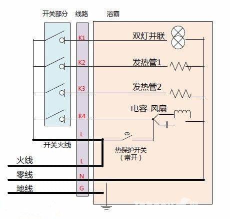 孕妇装与换气扇和灯一体机怎么接线