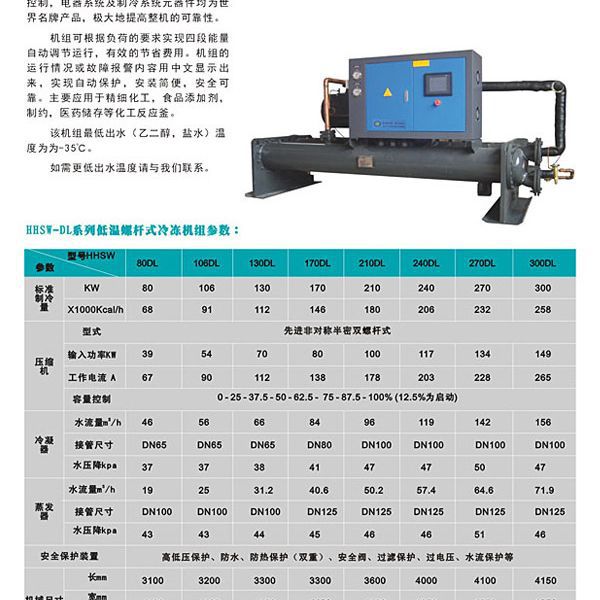 冷水机与温度传感器保修年限