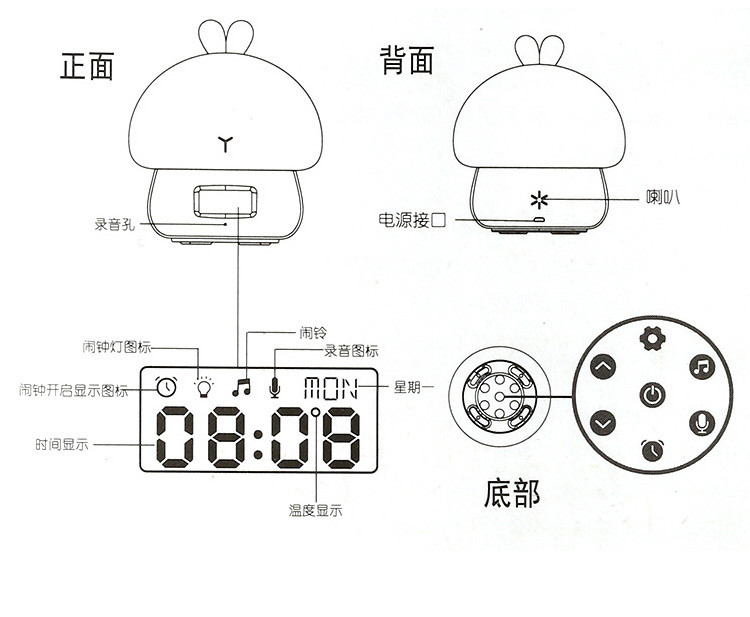 其它模型玩具与咪兔闹钟怎么调温度