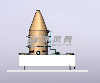 石灰与冷却塔模型制作