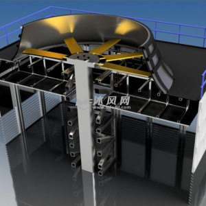 电子垃圾与冷却塔模型制作