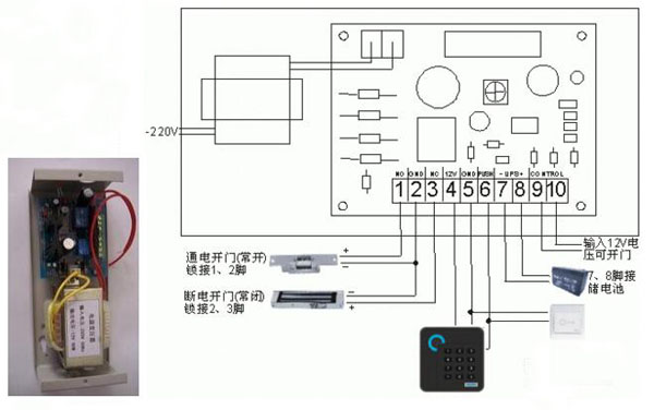 电子仪器 /仪表与门铃接口