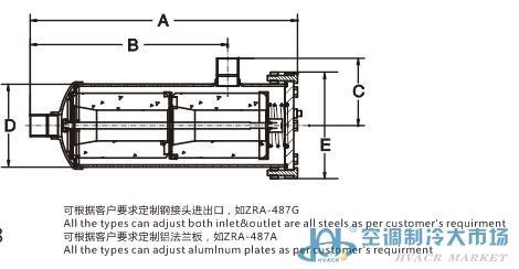 冷藏柜与金属过滤件p-e-1