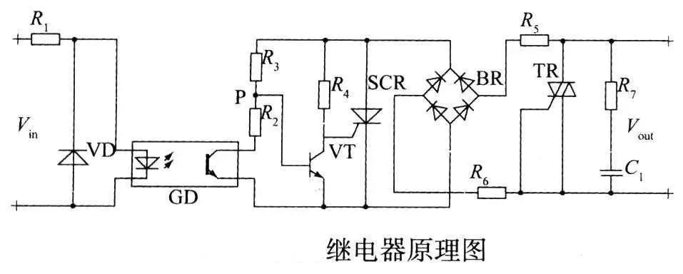 印刷配件与整流式继电器用于什么电路中