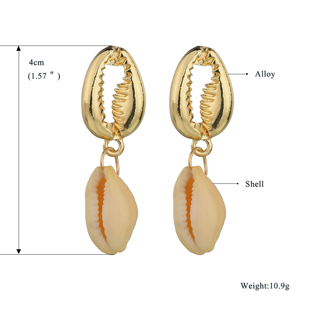 贝壳耳环与套管鞋图
