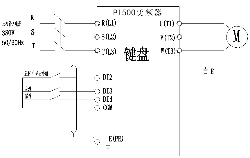 聚丙烯管与风量计与变频器接遥控开关怎么接