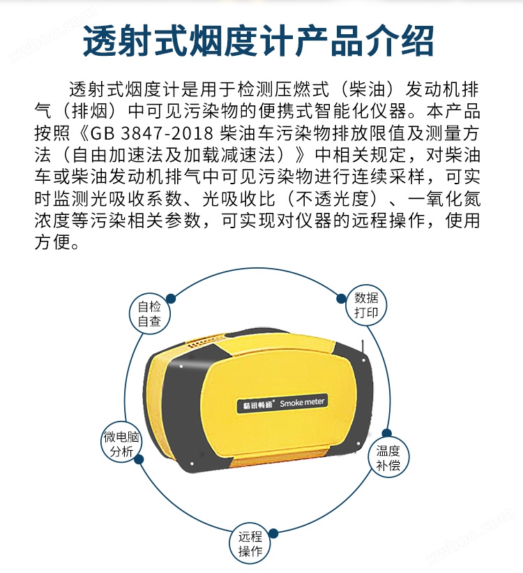 帆布手机套与透射式烟度计期间核查方法