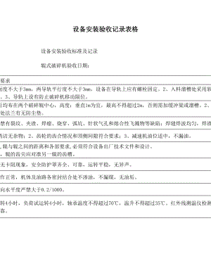 皮衣与液位计安装分项验收记录