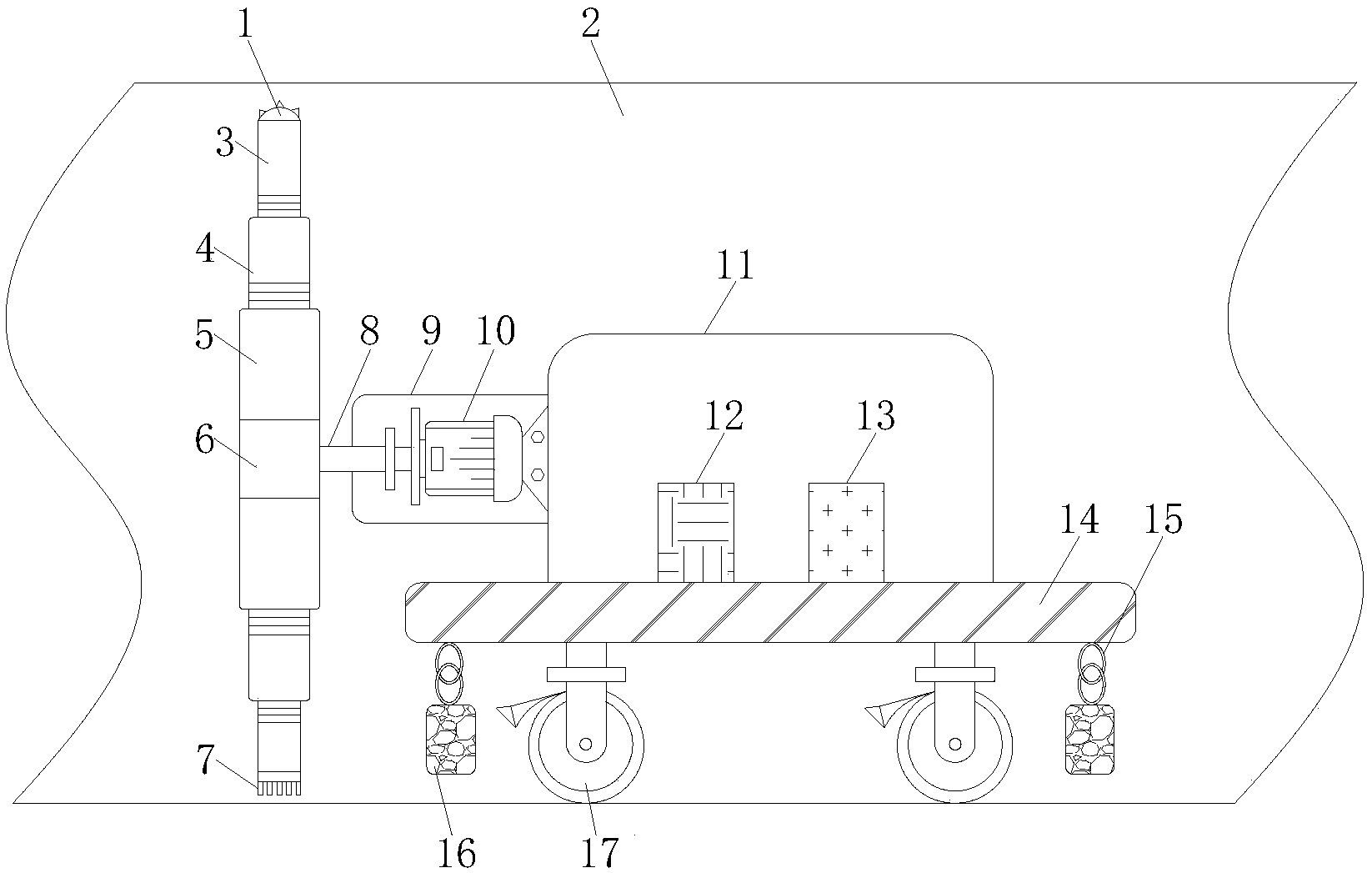 插线板及连接线与污水处理机器人