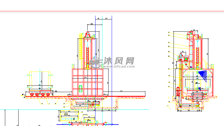 热风炉与抛丸机总成装配简图