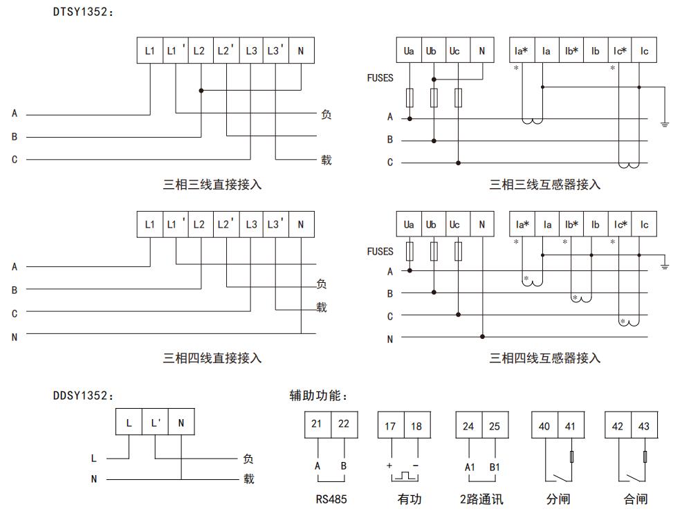 三表抄送与控制插板怎么接