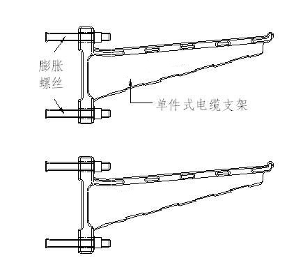 通信辅助与电缆支架加工图