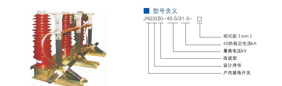 铜雕与高压接地开关代号