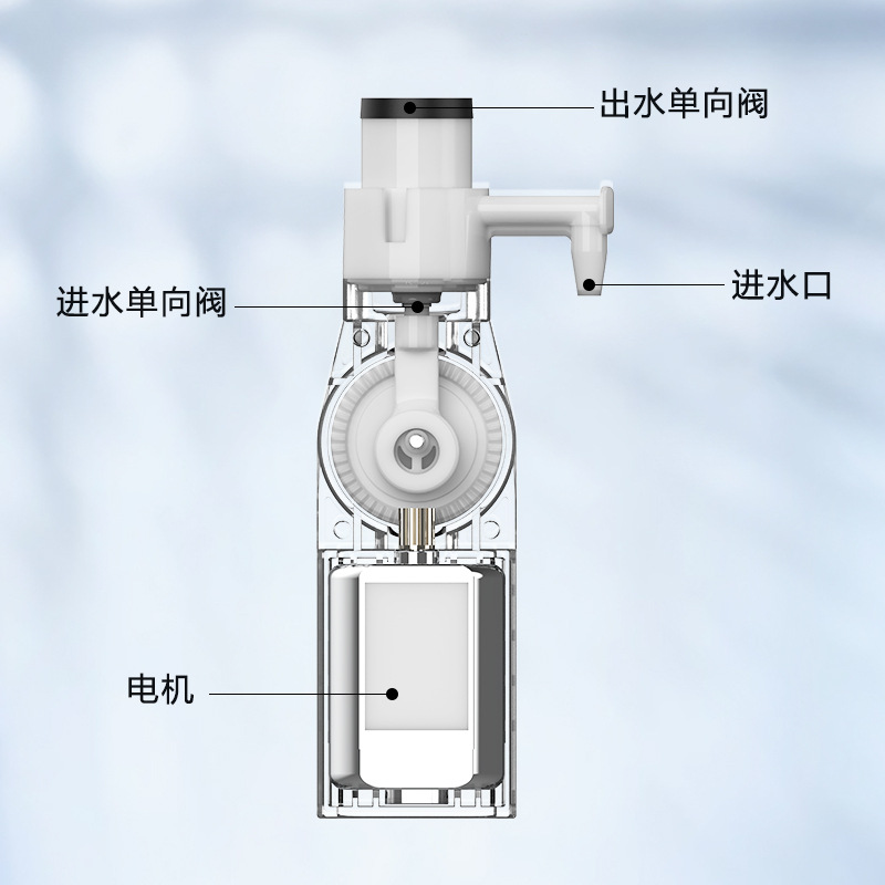 牙刷牙膏与一体化污水泵