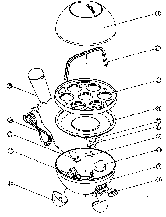 电子塑料与煮蛋器接线图