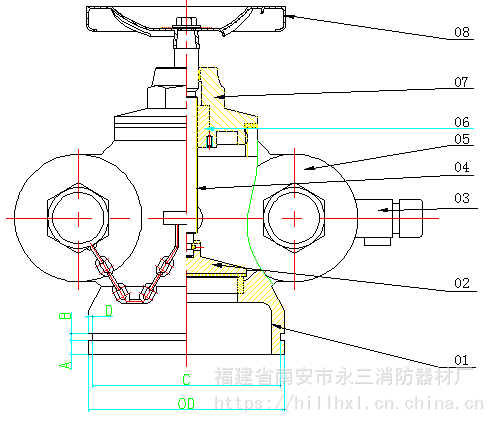 收纳用具与喷淋接合器结构图