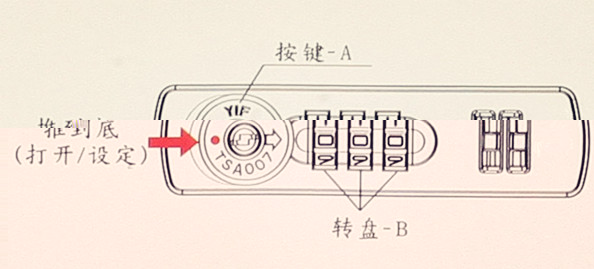 灯笼与箱包密码锁内部结构