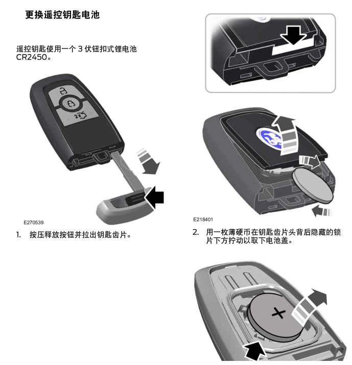 机用锯片与蒙迪欧钥匙电池安装方法