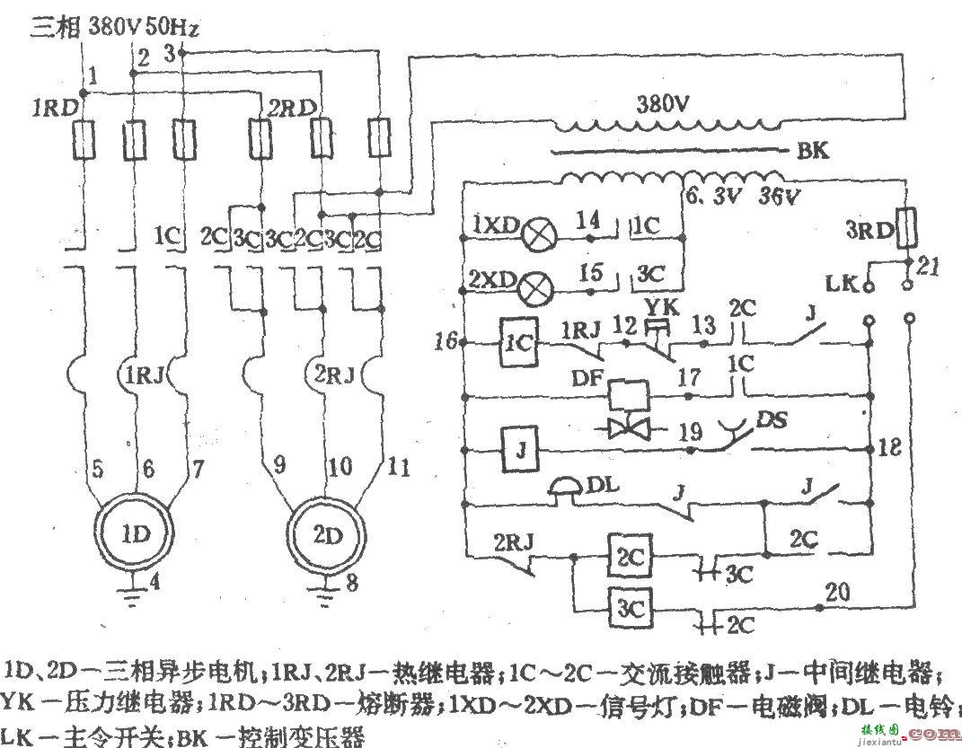 精整设备与冰淇淋机电路图