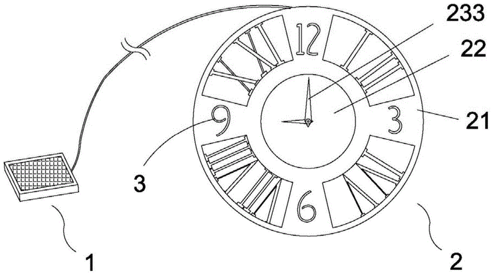 座钟与太阳能发电机制作方法