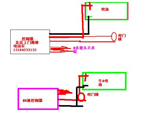 其它网与电动车锁连接线路视频播放