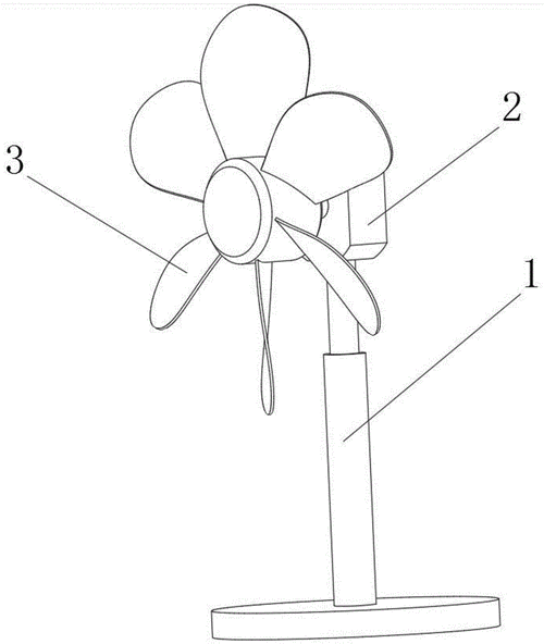 电风扇与电子花束的制作方法