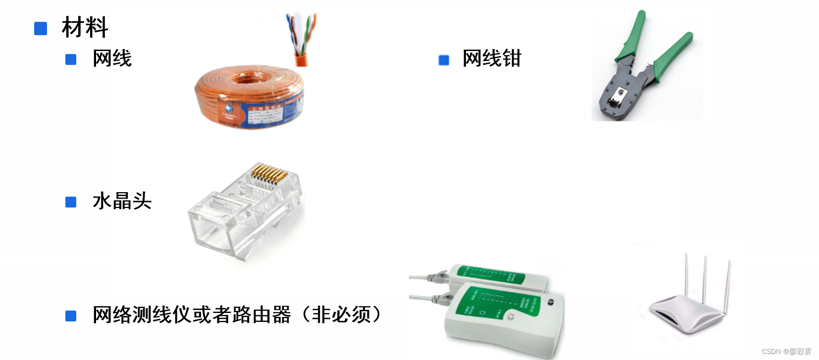 网络线与其它皮革配件与减压器组件的关系