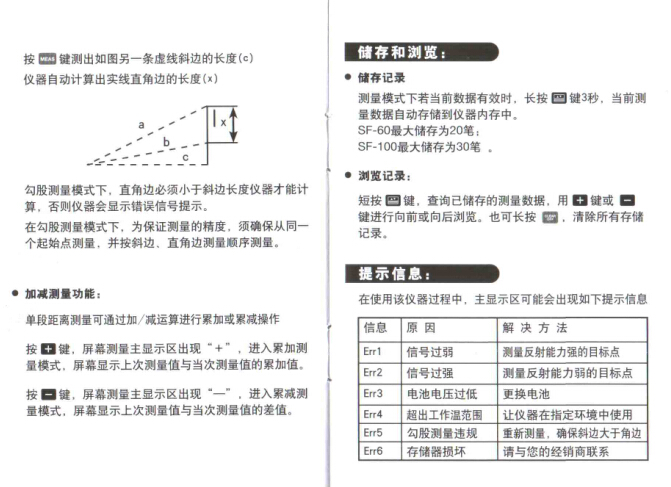 其它服装包装与手持测距仪使用说明