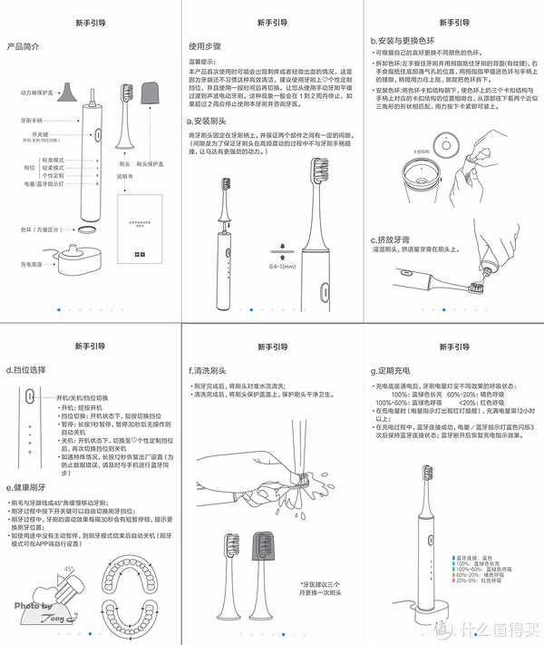 电动牙刷与手持测距仪使用说明