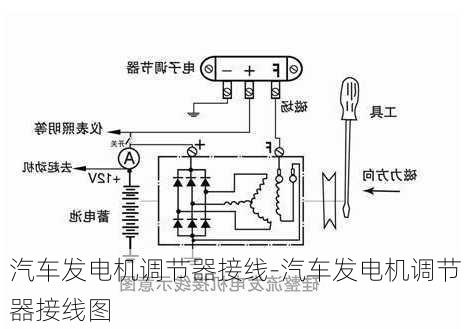 汽车轴承与发电机调速器接线图