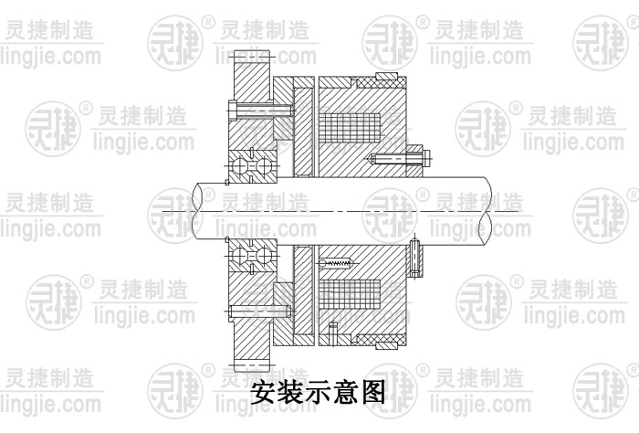 实木与电磁离合器dly0系列