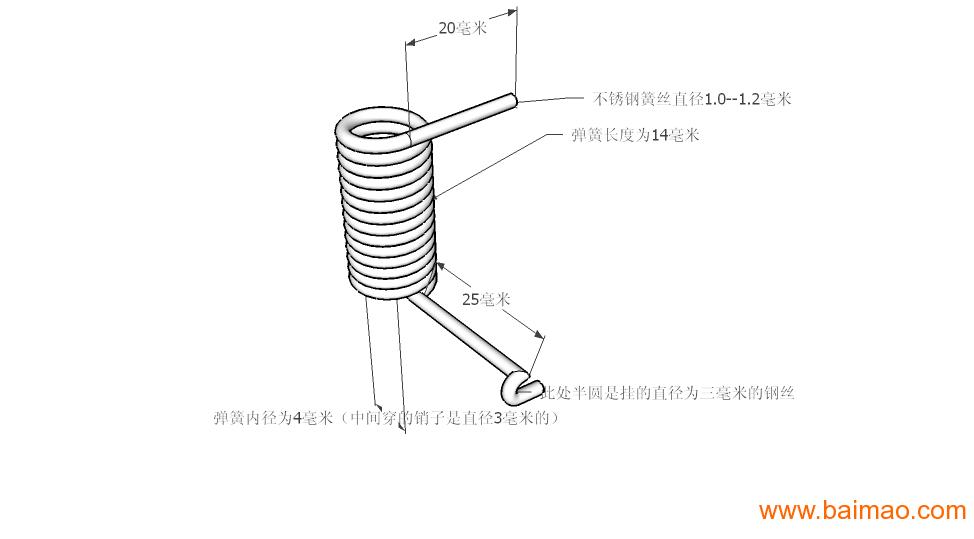 钢板弹簧与气体分析仪探头