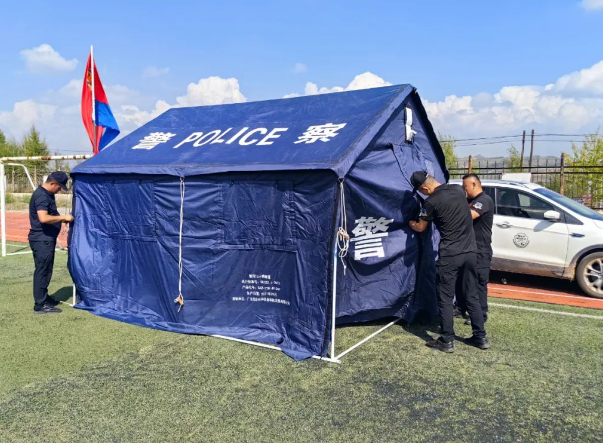 条码打印机与警用帐篷搭建图解