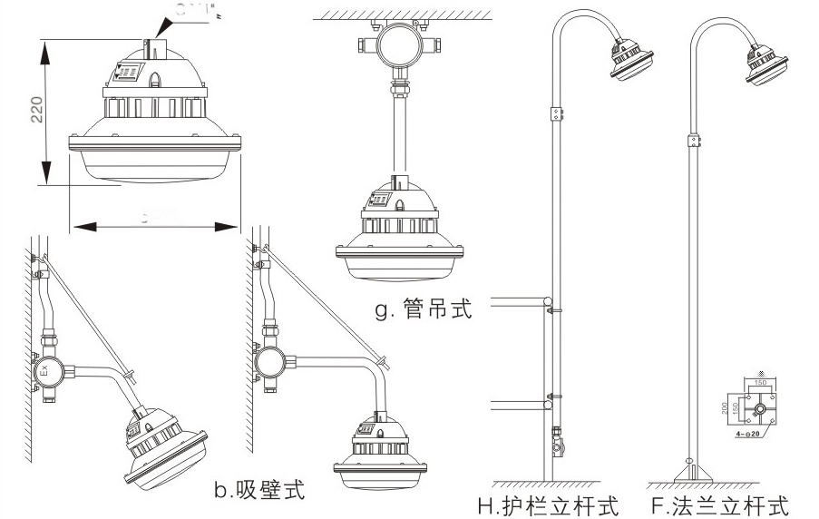 连杆与工矿灯的用途