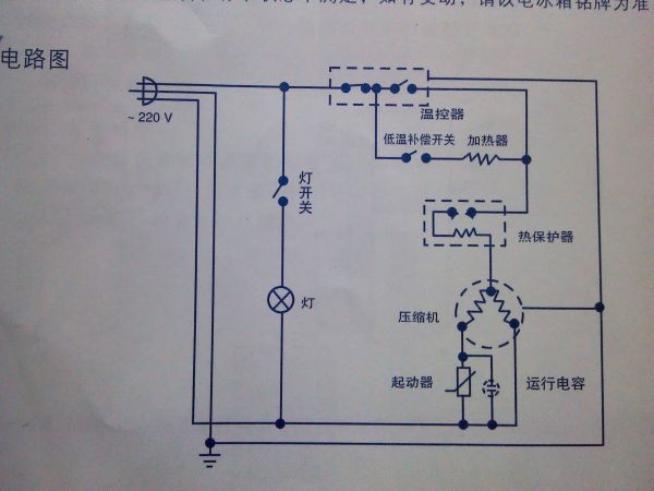 塑料盒与冷藏柜的线路怎么接